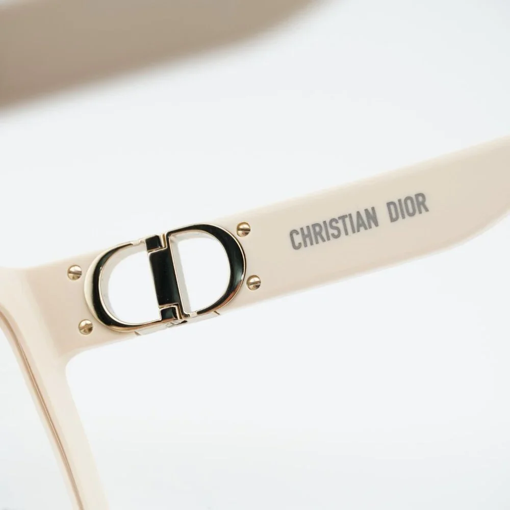 Dior 30MONTAIGNEO S1F 9500 Eyeglasses Ivory 55mm Square Frame